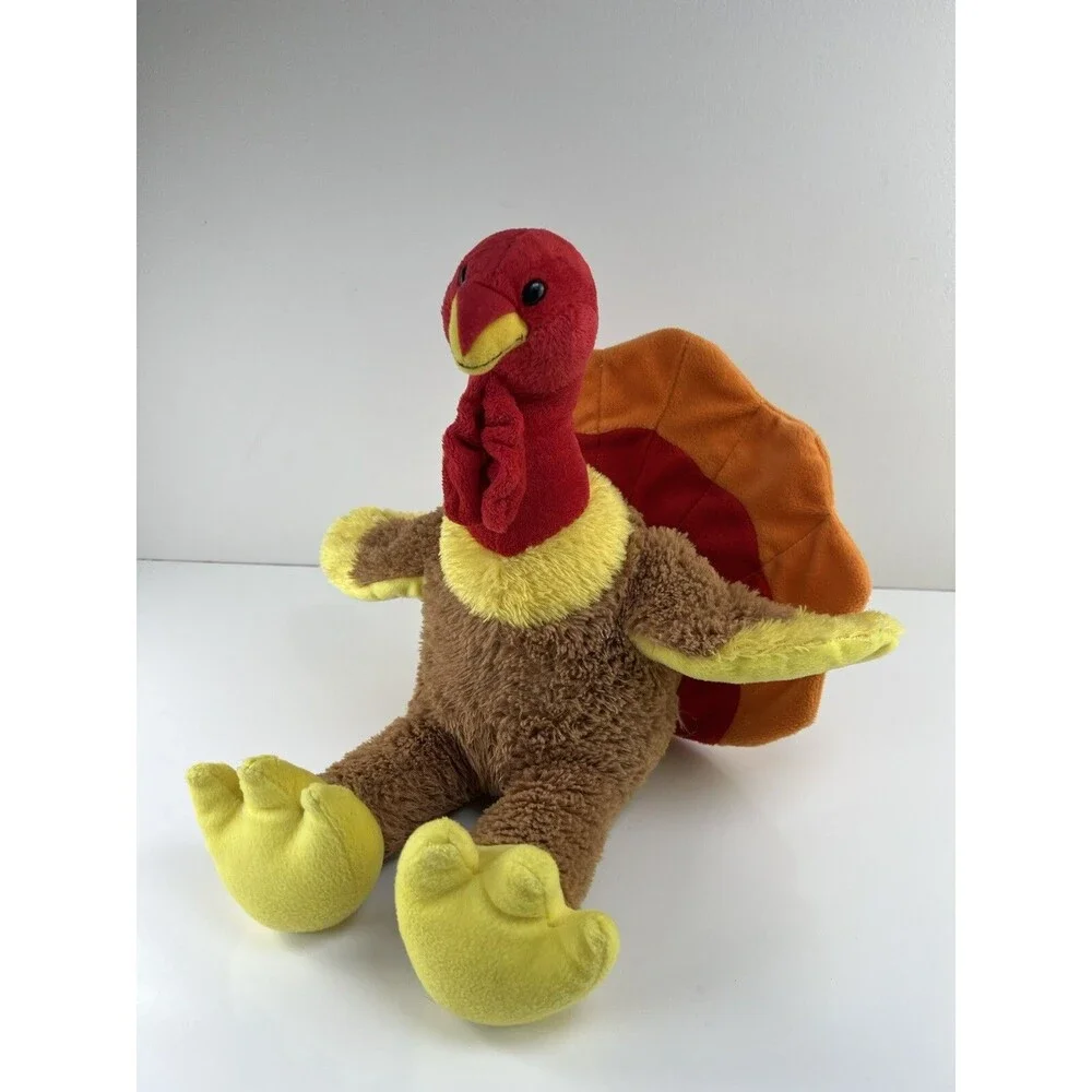 Build A Bear Workshop Thanksgiving Turkey Stuffed Animal Plush Toy 12” Holiday